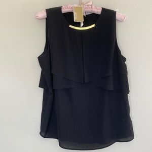 Michael Kors Black sleeveless top.